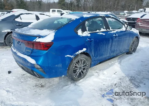 2022 Kia Forte Gt-Line из США, поврежденный, VIN 3KPF54AD1NE493187